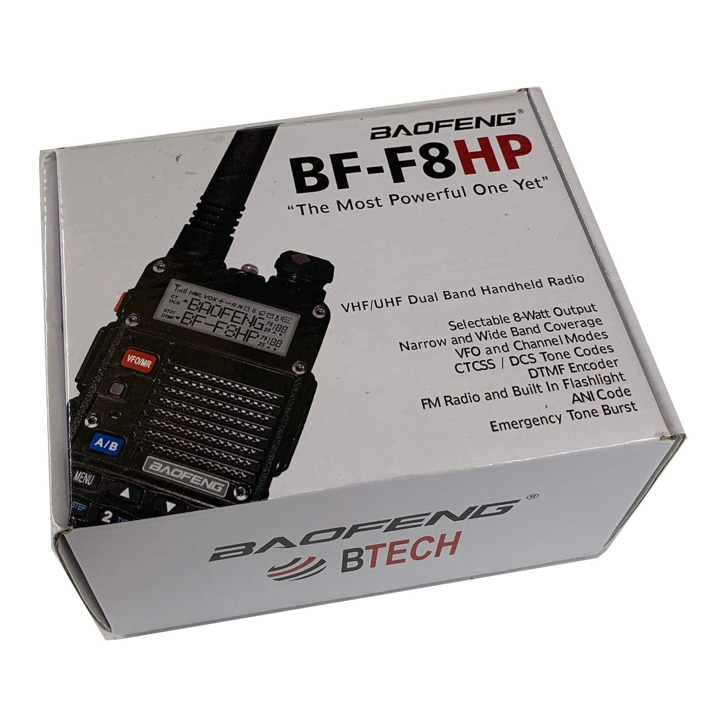 BAOFENG - BF-F8HP (UV-5R 3rd Gen) 8-Watt Dual Band Two-Way Radio