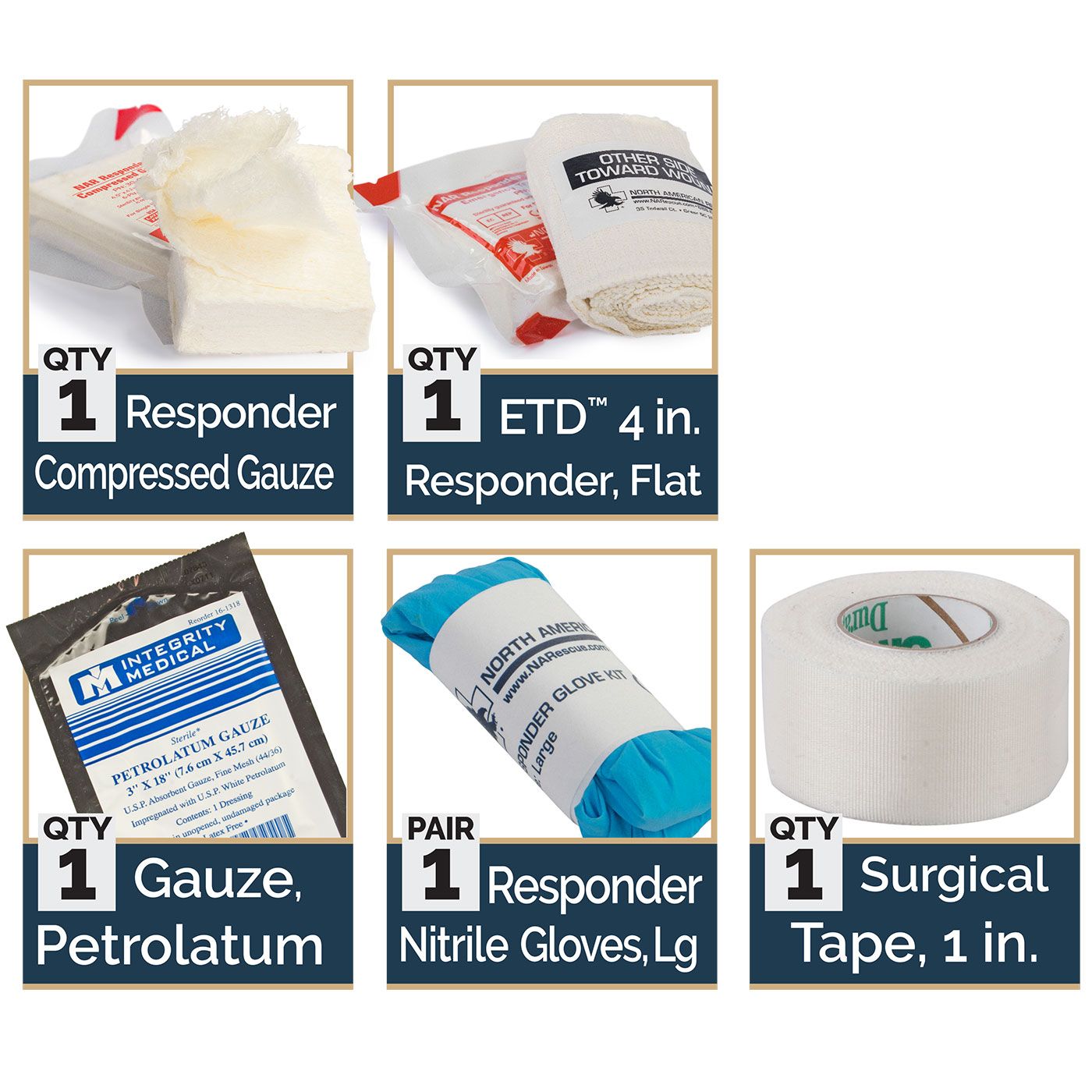 North American Rescue - Individual Aid Kit