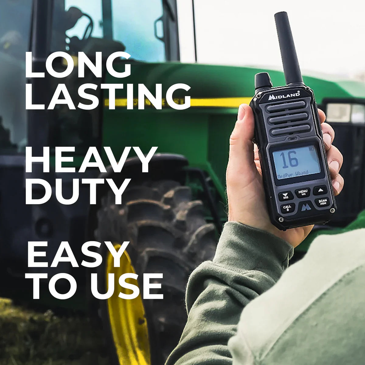 Midland – GXT67 PRO GMRS 5-Watt Waterproof Two-Way Radio