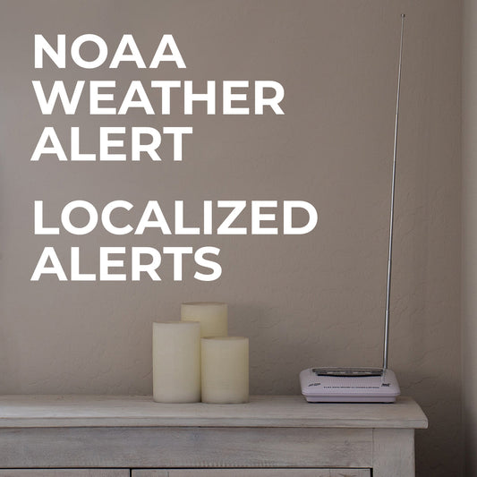 Midland - WR120 NOAA Weather Alert Radio With Alarm & Backup