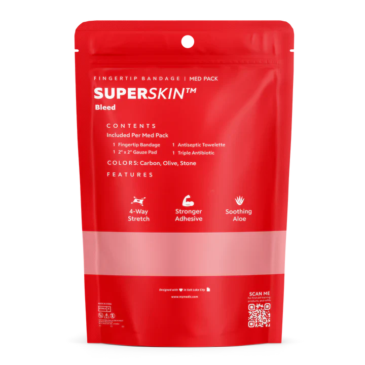MY MEDIC - SuperSkin Fingertip Bandage 10-Pack Med Pack