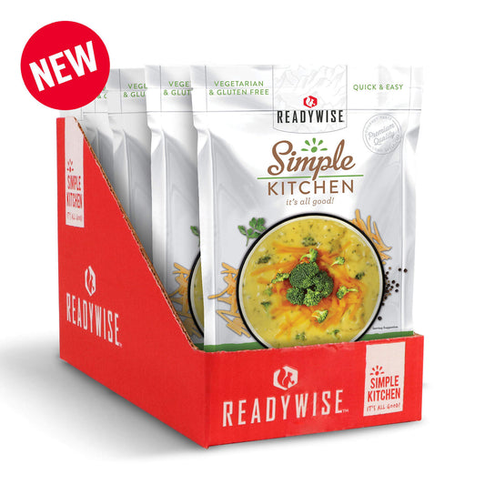 ReadyWise - 6 CT Case Simple Kitchen Creamy Cheddar Broccoli Soup