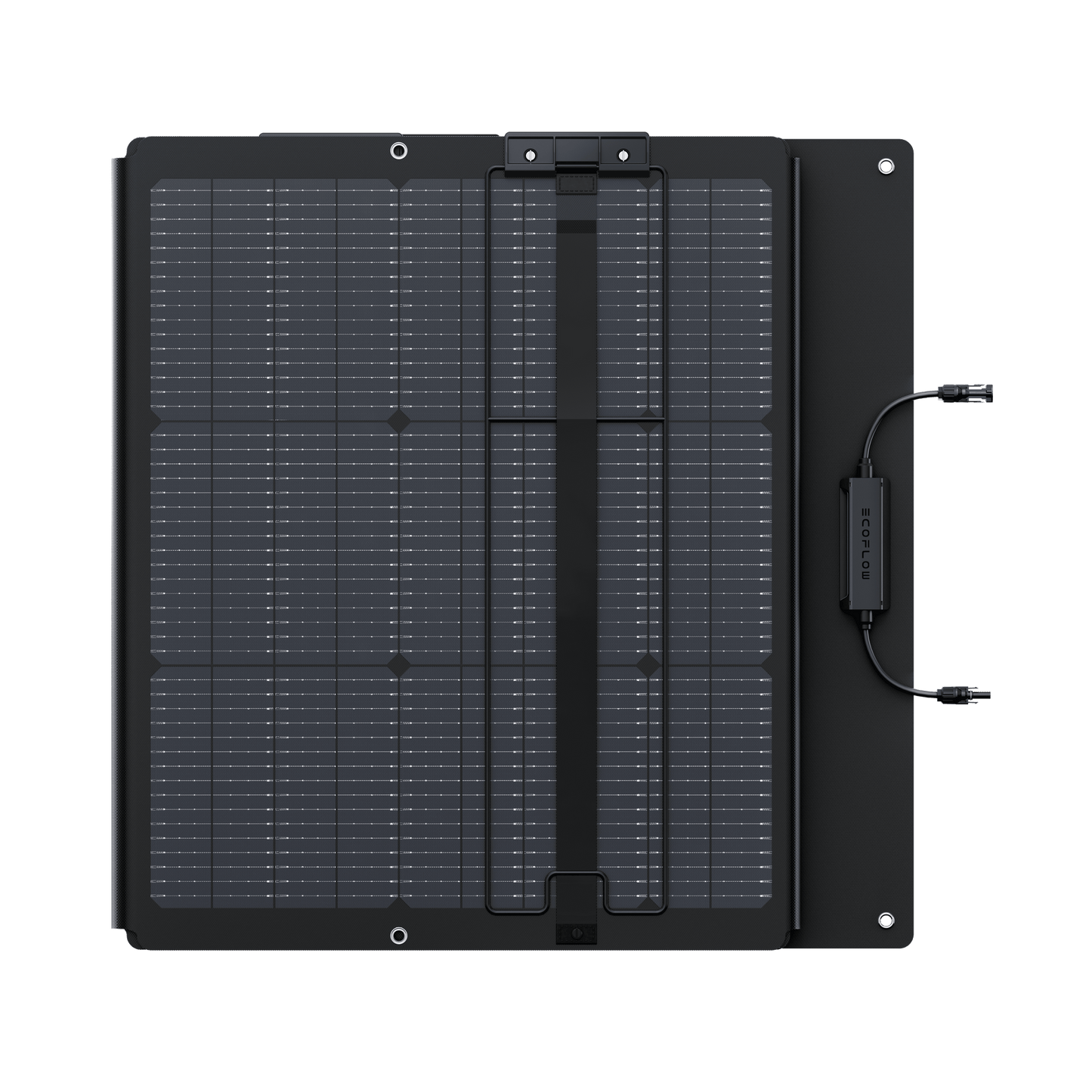 EcoFlow 220W bifacial portable solar panel for outdoor survival and emergency power solutions