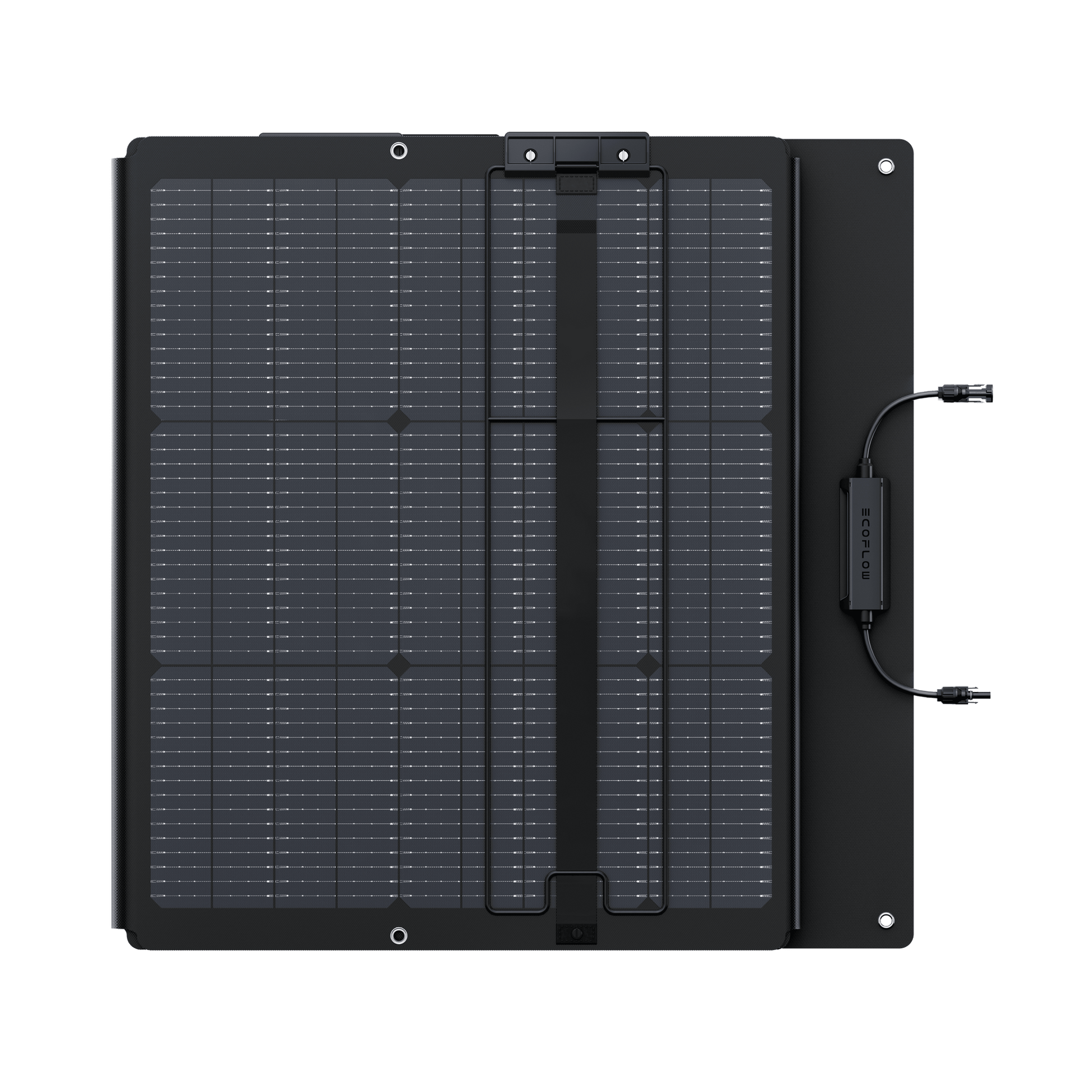 EcoFlow 220W bifacial portable solar panel for outdoor survival and emergency power solutions