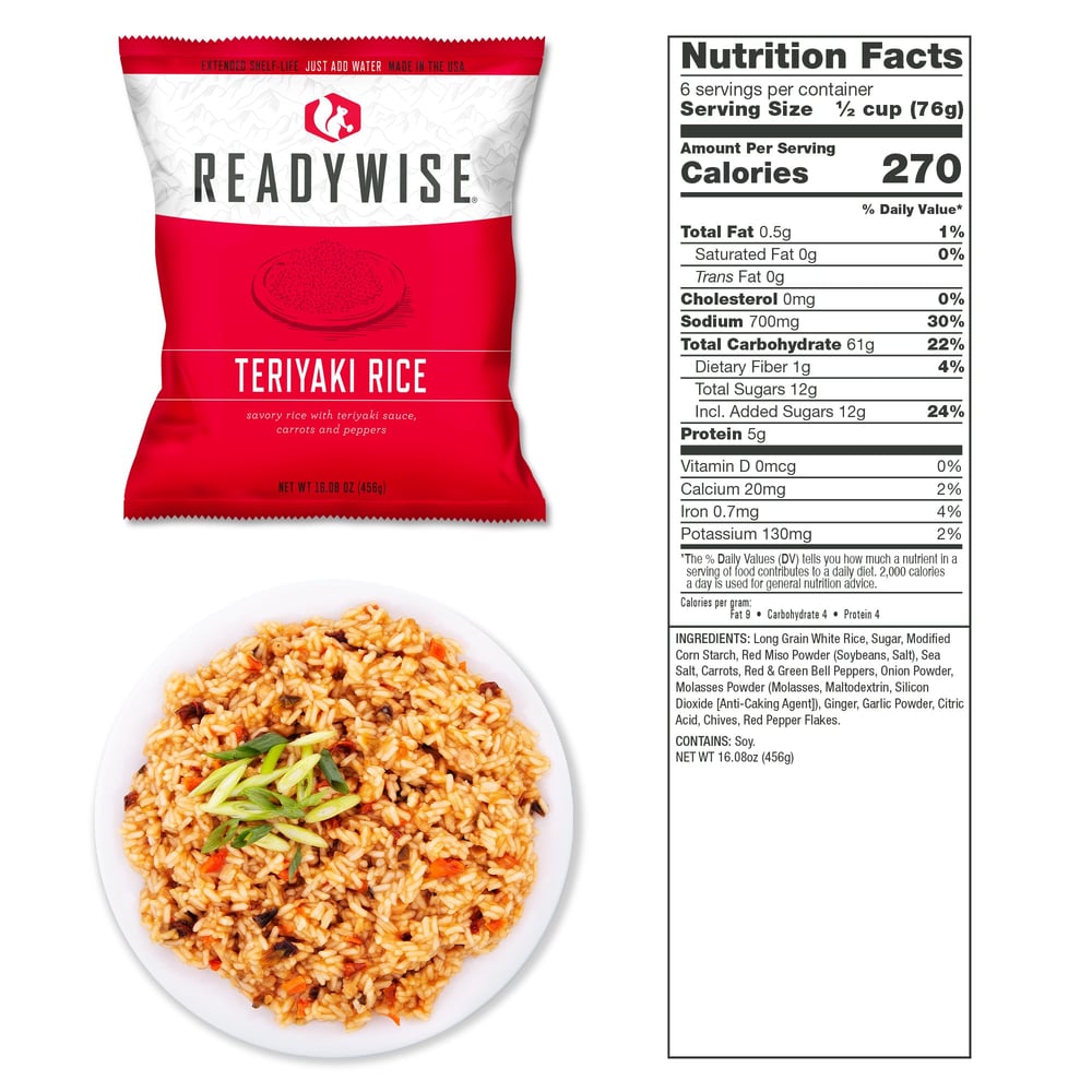 ReadyWise - 120 Serving Entrée Bucket